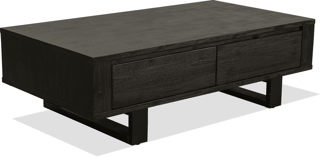 Dante Acacia Rectangle 2 Drawer Coffee Table