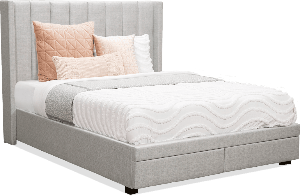 Maya Fabric King Bed
