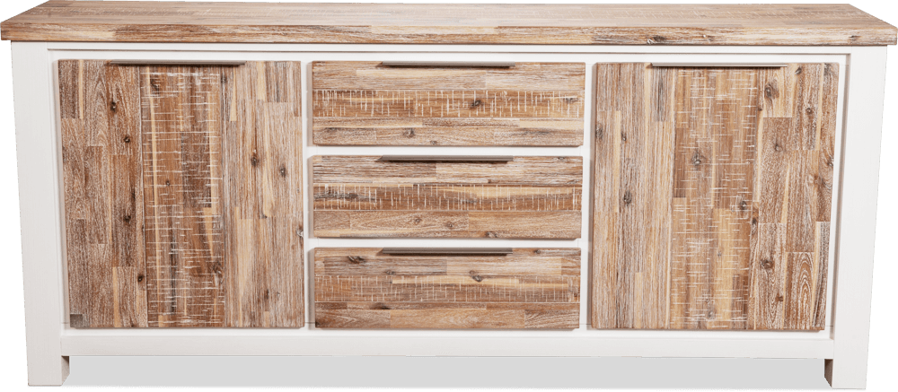 Bermuda Acacia 2 Door 3 Drawer Buffet