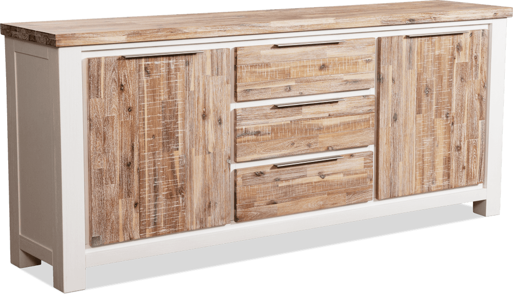 Bermuda Acacia 2 Door 3 Drawer Buffet