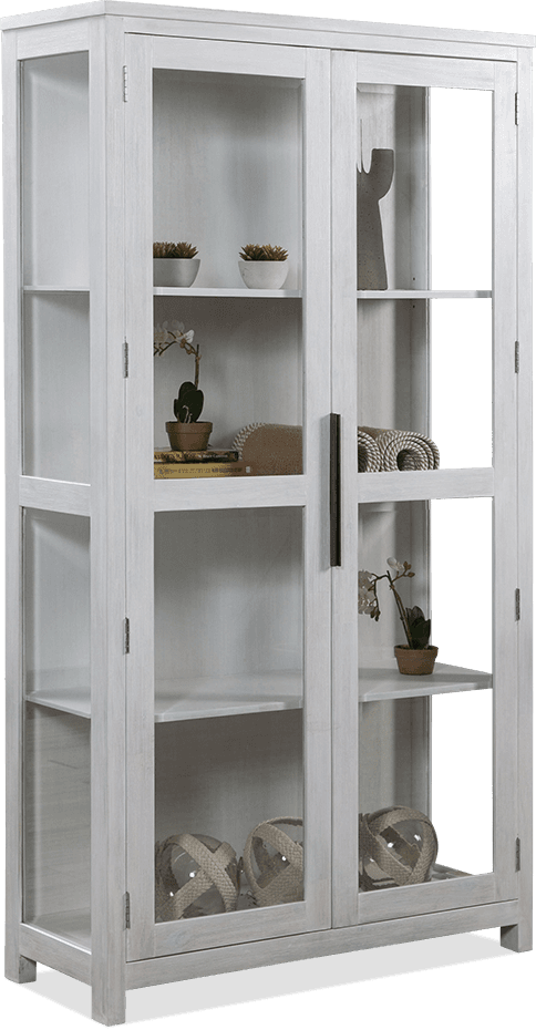 Atlas Acacia Display Cabinet