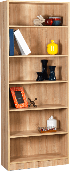 Alfie Melamine Large Bookcase