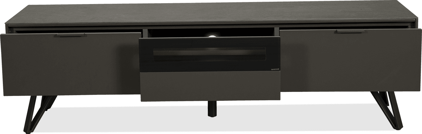 Onyx MDF/Metal TV/DVD Unit
