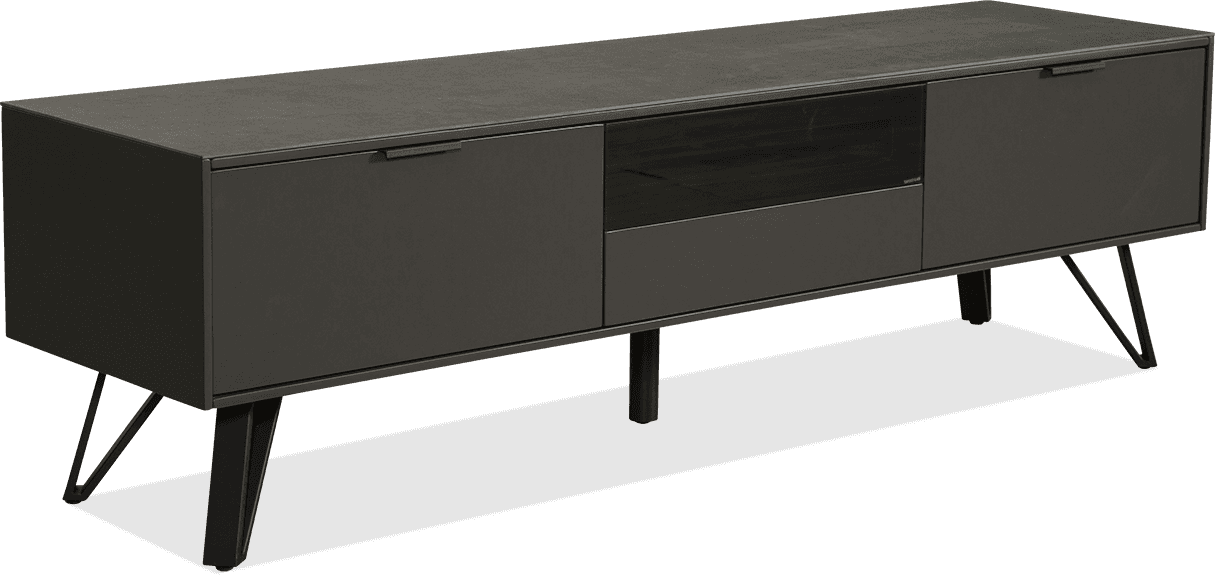 Onyx MDF/Metal TV/DVD Unit