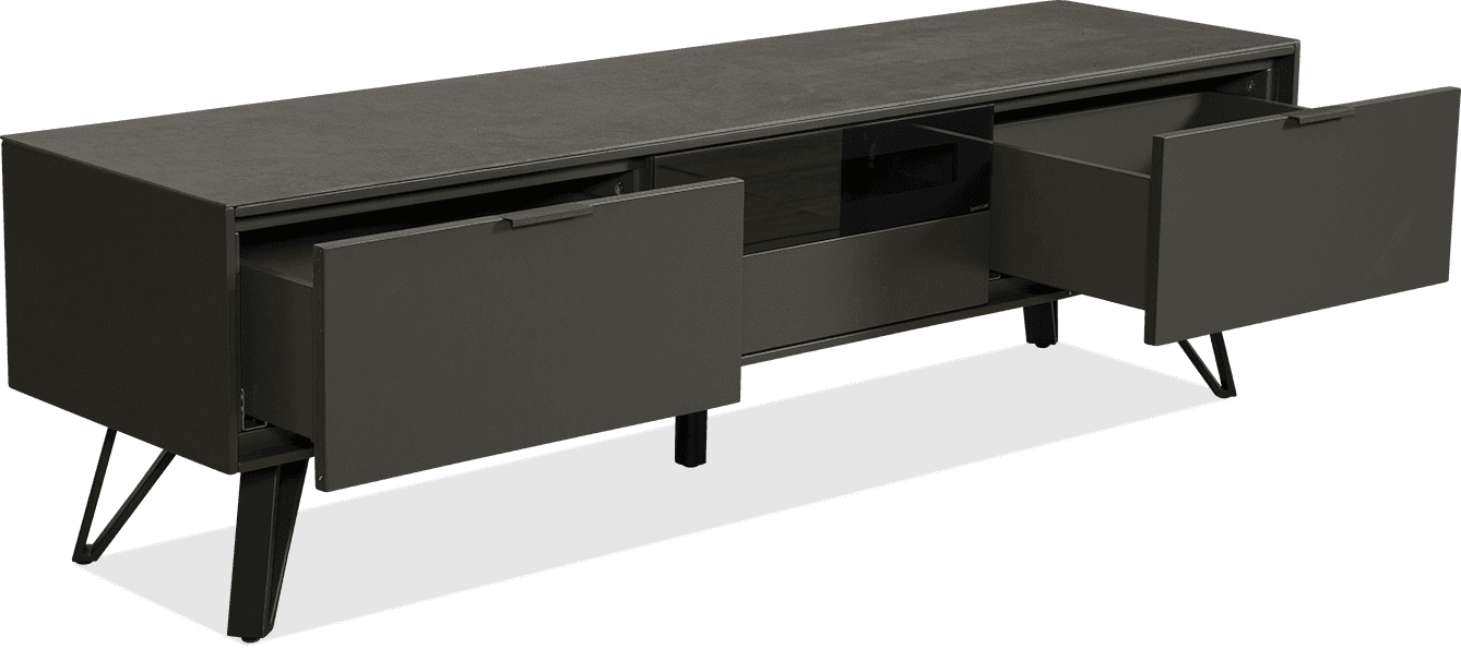 Onyx MDF/Metal TV/DVD Unit