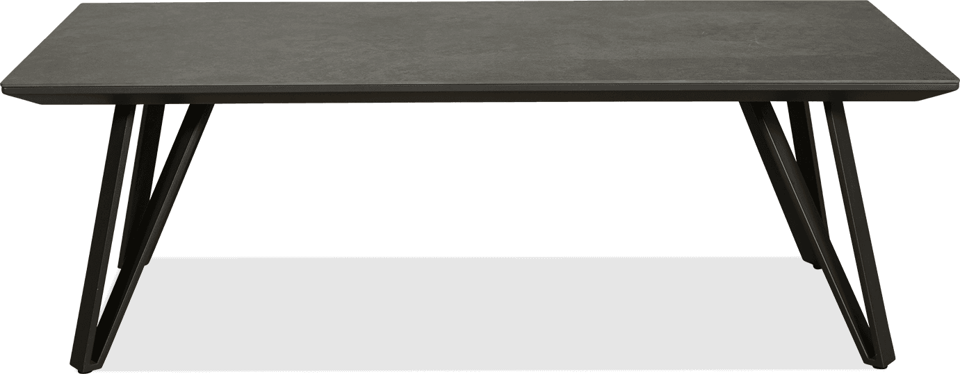 Onyx MDF/Metal Rectangle Coffee Table