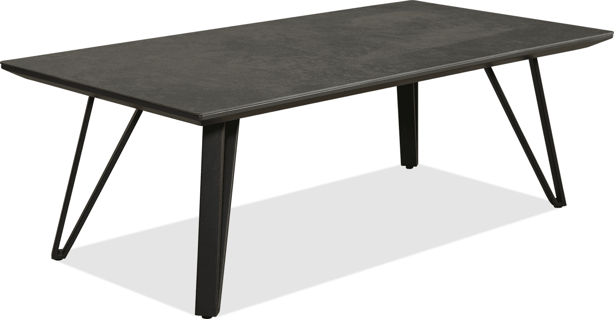 Onyx MDF/Metal Rectangle Coffee Table
