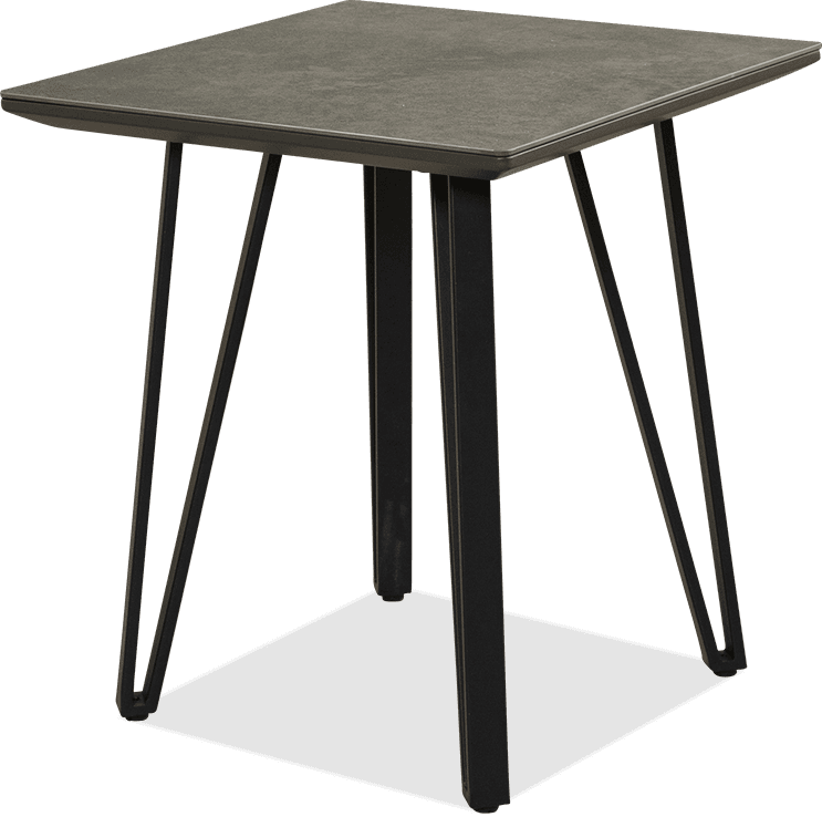 Onyx MDF/Metal Square Lamp Table