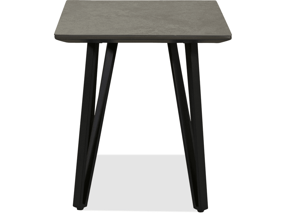 Onyx MDF/Metal Square Lamp Table
