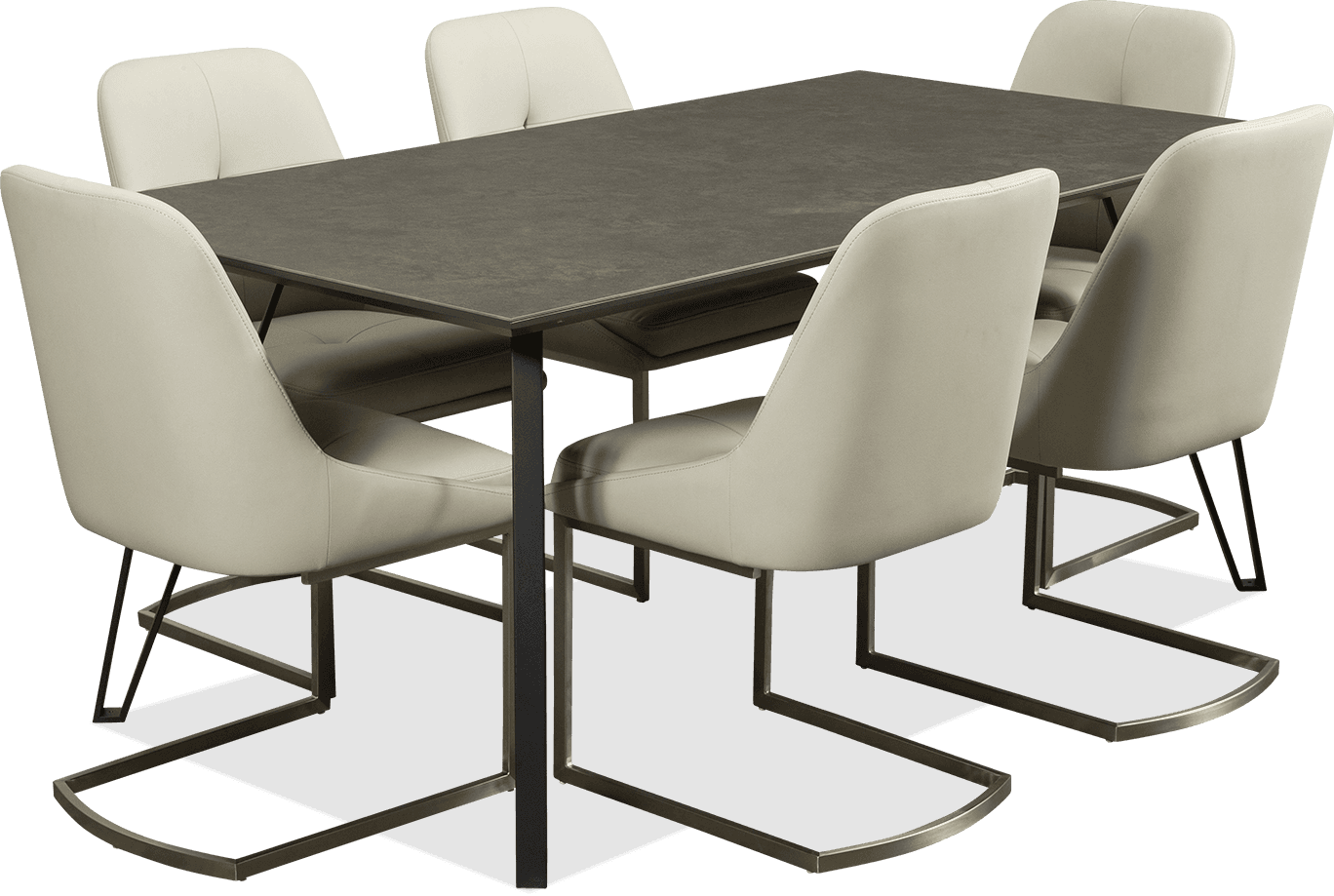 Onyx 7 Piece Dining Suite With Onyx Chairs