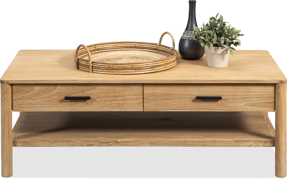 Harper Mindi Rectangle 2 Drawer Coffee Table