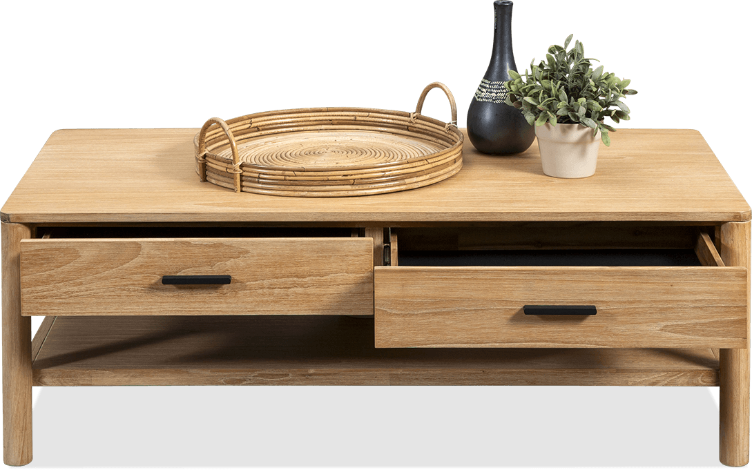 Harper Mindi Rectangle 2 Drawer Coffee Table
