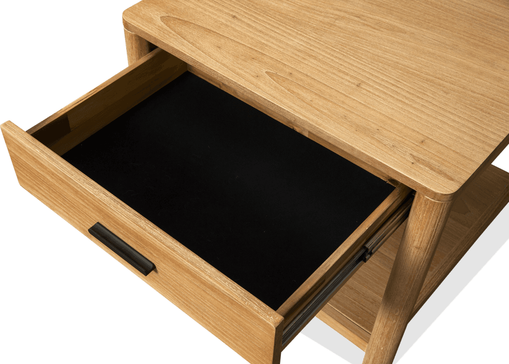 Harper Mindi Square 1 Drawer Lamp Table