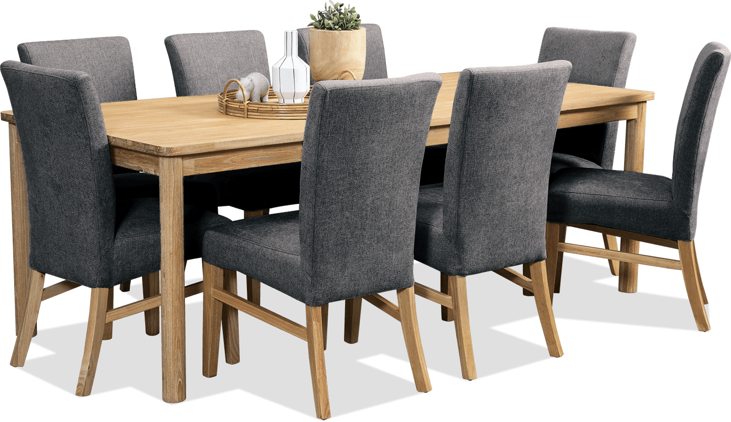 Harper 9 Piece Dining Suite With Flinders Chair