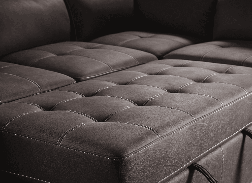 Giorgio Premium Rhino Lounge With Inbuilt Sofa bed Reverse