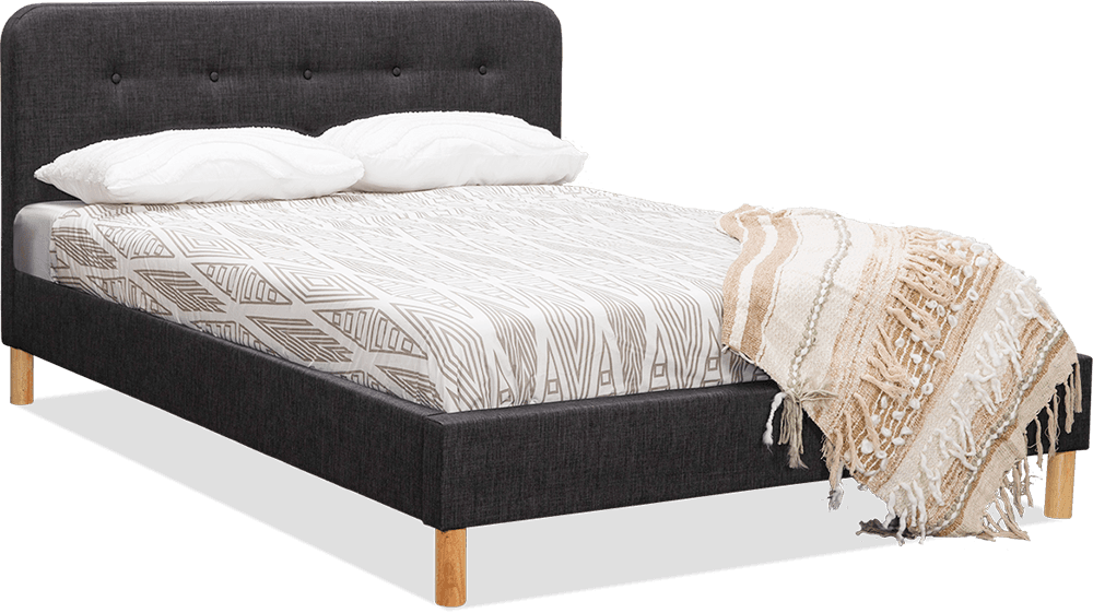 Alex Fabric Queen Bed