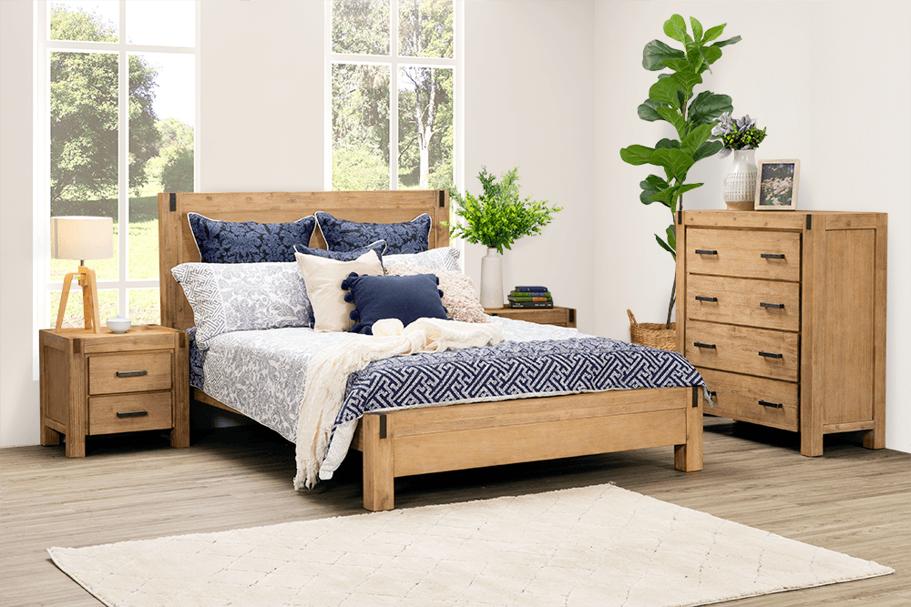 Coral Bay 4 Piece Queen Bedroom Package