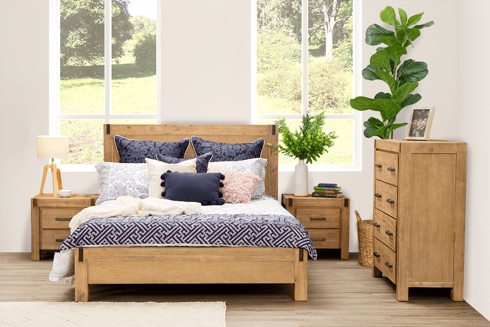 Coral Bay 4 Piece Queen Bedroom Package