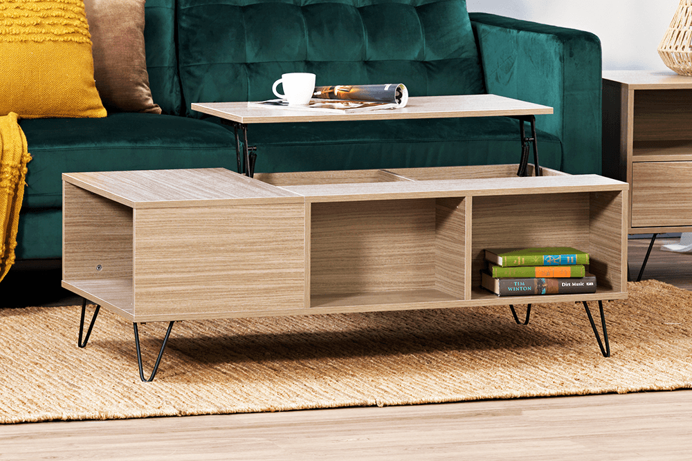 Jayda Melamine Lift Top Coffee Table