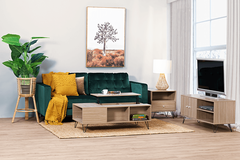 Jayda Melamine Lift Top Coffee Table