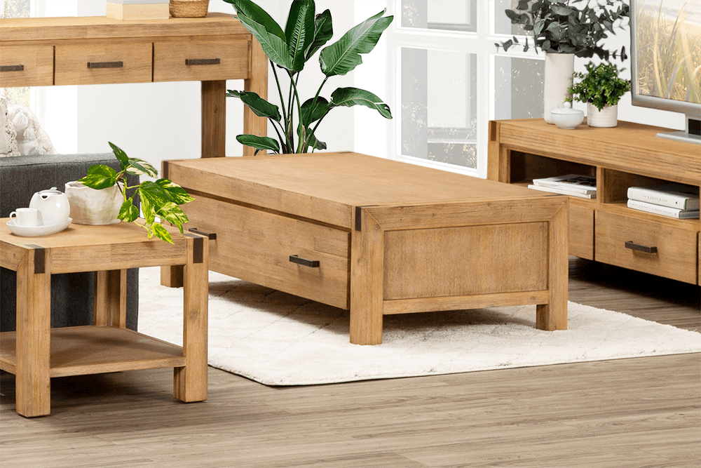 Coral Bay Acacia Rectangle Coffee Table