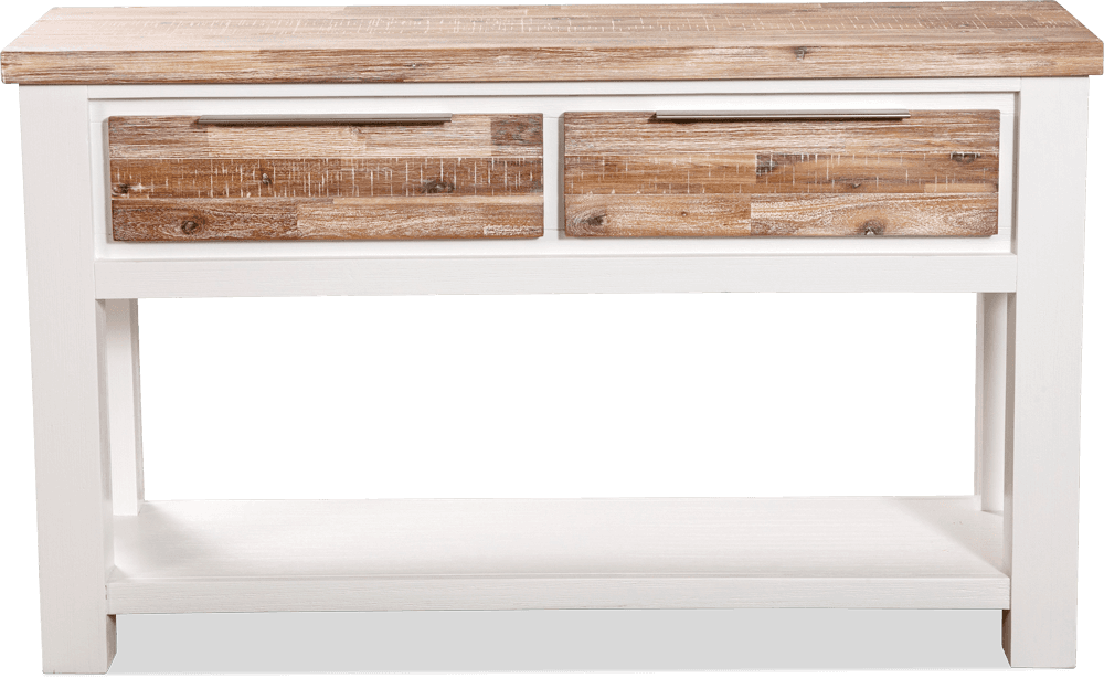 Bermuda Acacia 2 Drawer Hall Table