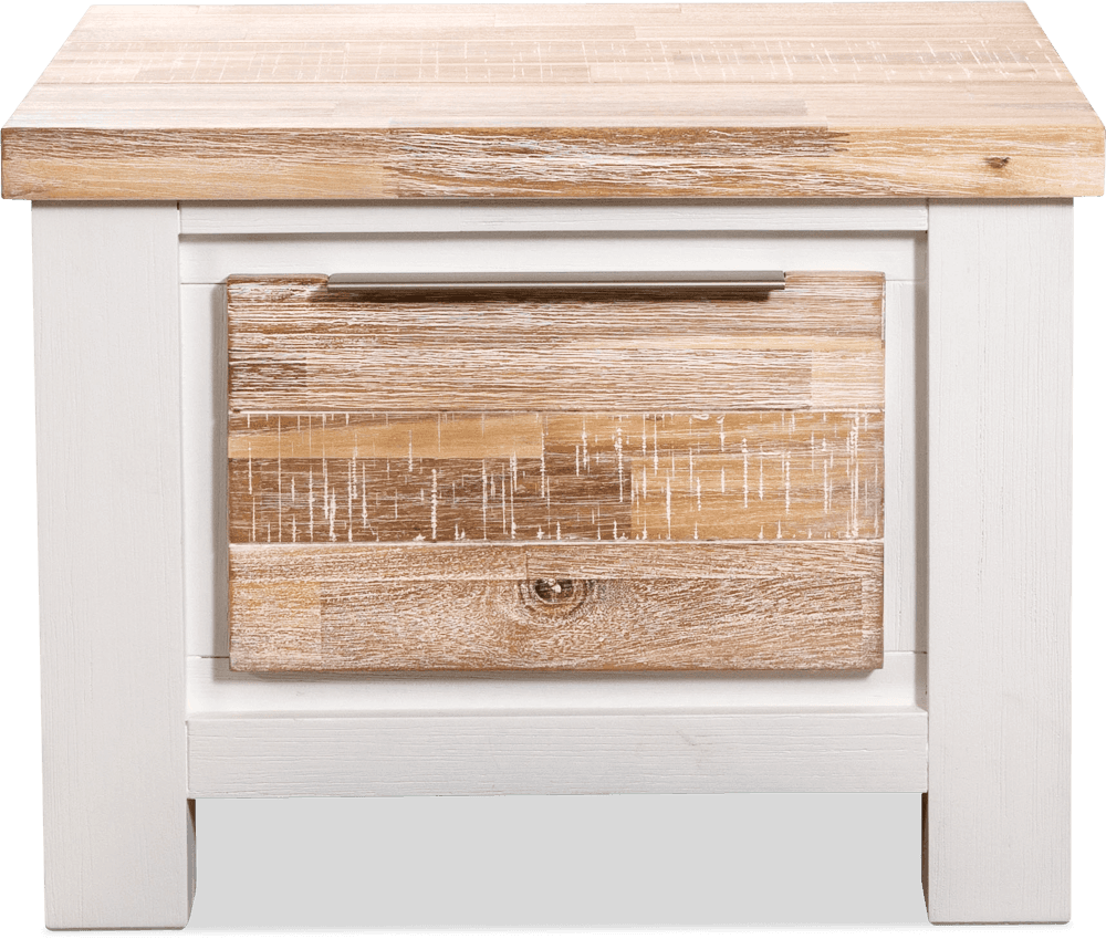 Bermuda Acacia Square Lamp Table