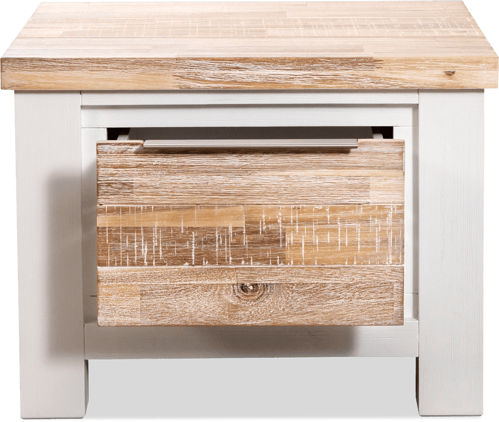 Bermuda Acacia Square Lamp Table