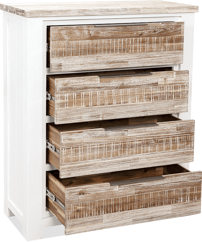 Bermuda Acacia 4 Drawer Chest