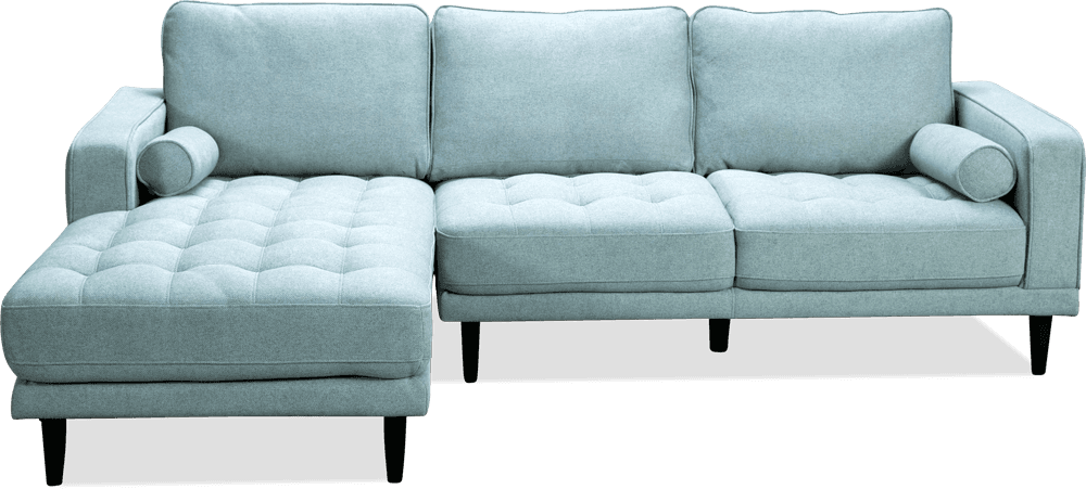 Eva Fabric 3 Seater Sofa With Left Hand Chaise