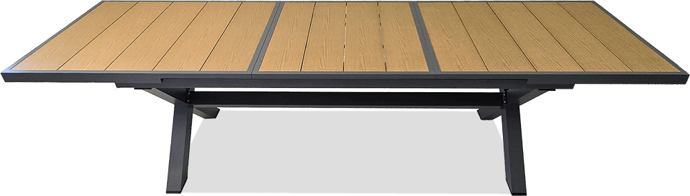 Loxton Aluminium/Polywood Extendable Dining Table