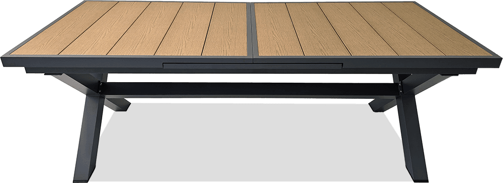 Loxton Aluminium/Polywood Extendable Dining Table