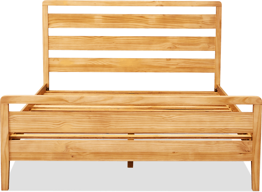 Meadow Pine/MDF Queen Bed