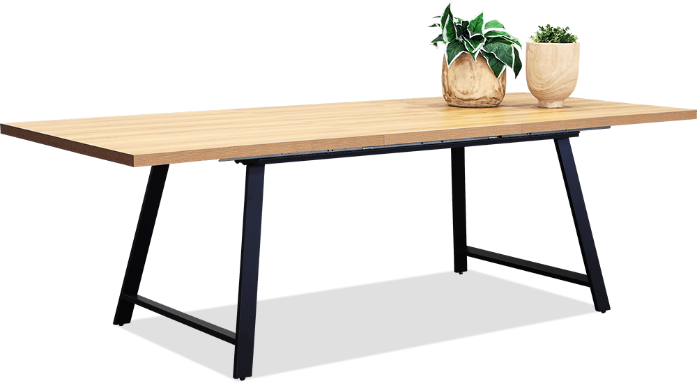 Oregon MDF/Melamine Rectangle Extendable Dining Table