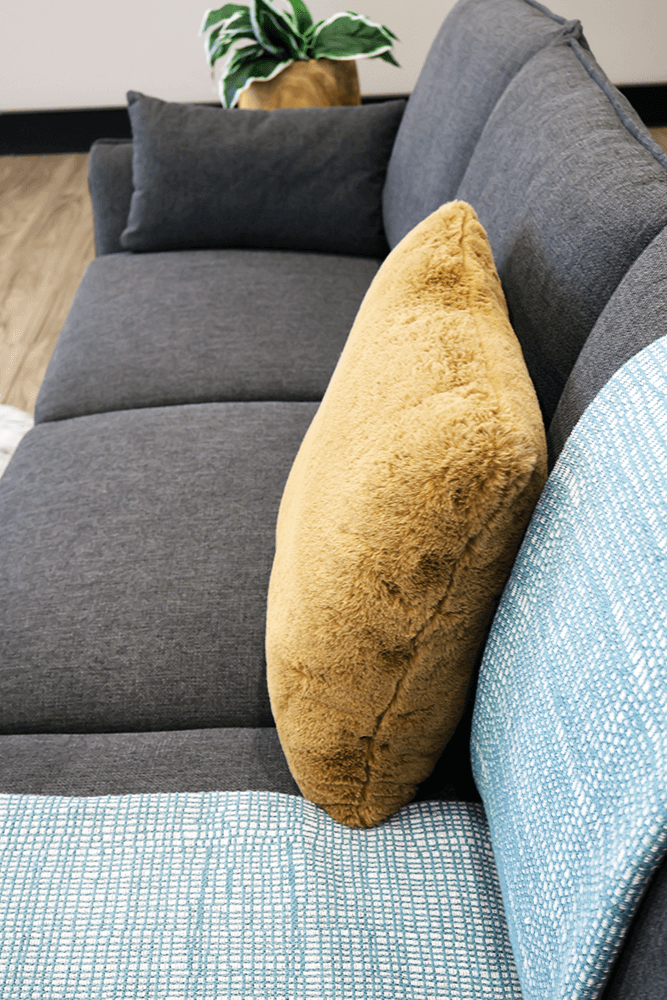 Otto Fabric 3 Seater Sofa With Right Hand Chaise