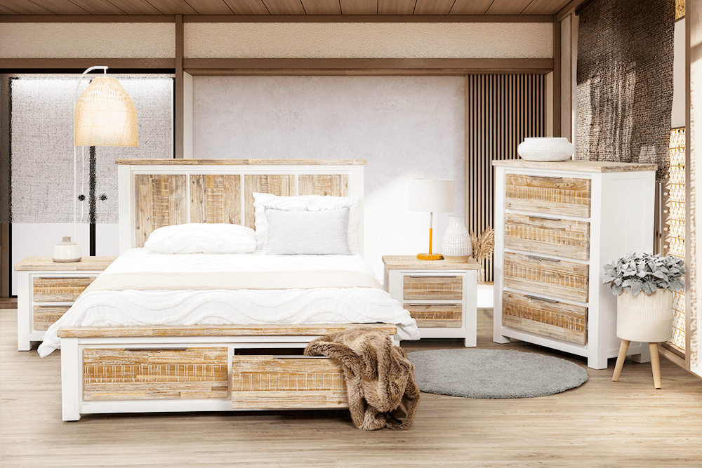 Bermuda 4 Piece Queen Bedroom Package