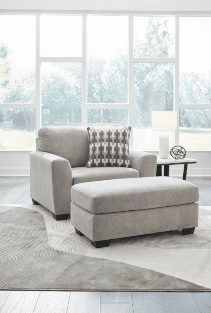 Avenal Park Polyester Rectangle Ottoman