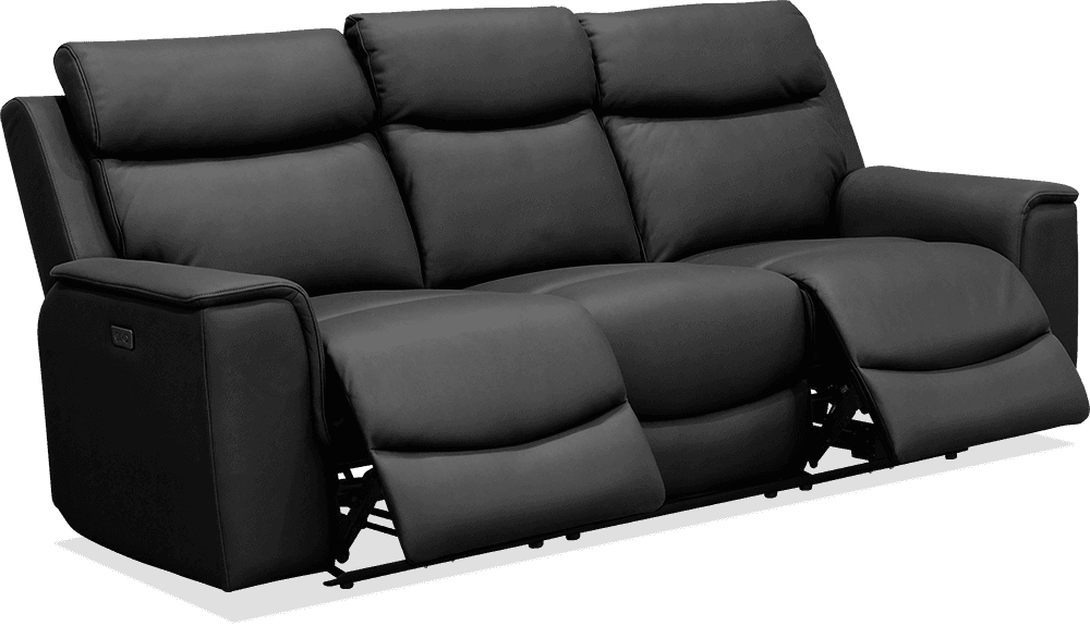 Daytona Nicki 3 Seater Lounge With 2 Built In Power Recliners
