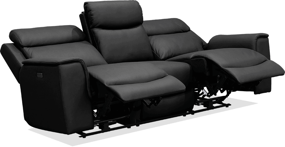 Daytona Nicki 3 Seater Lounge With 2 Built In Power Recliners