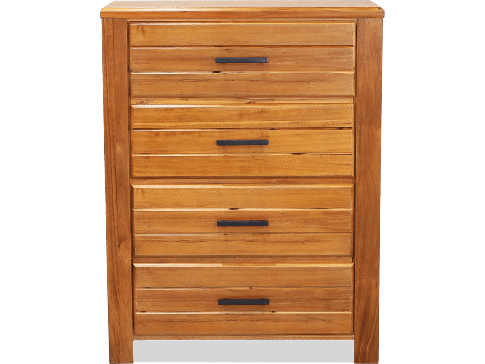 Cove Acacia 4 Drawer Chest