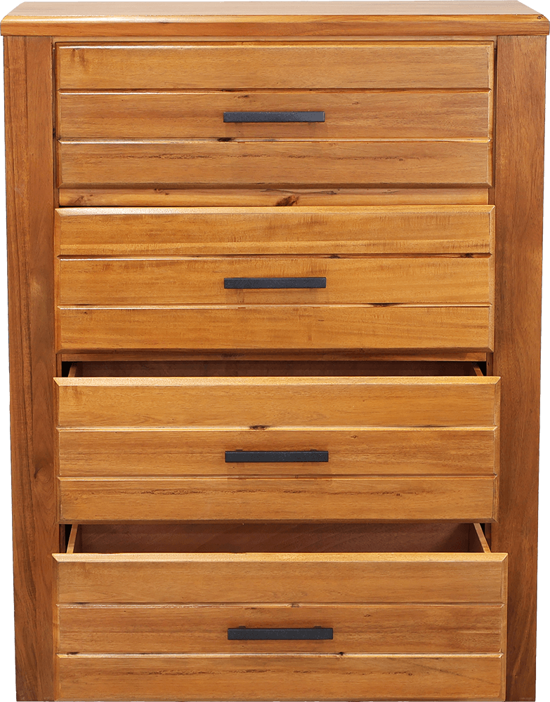 Cove Acacia 4 Drawer Chest