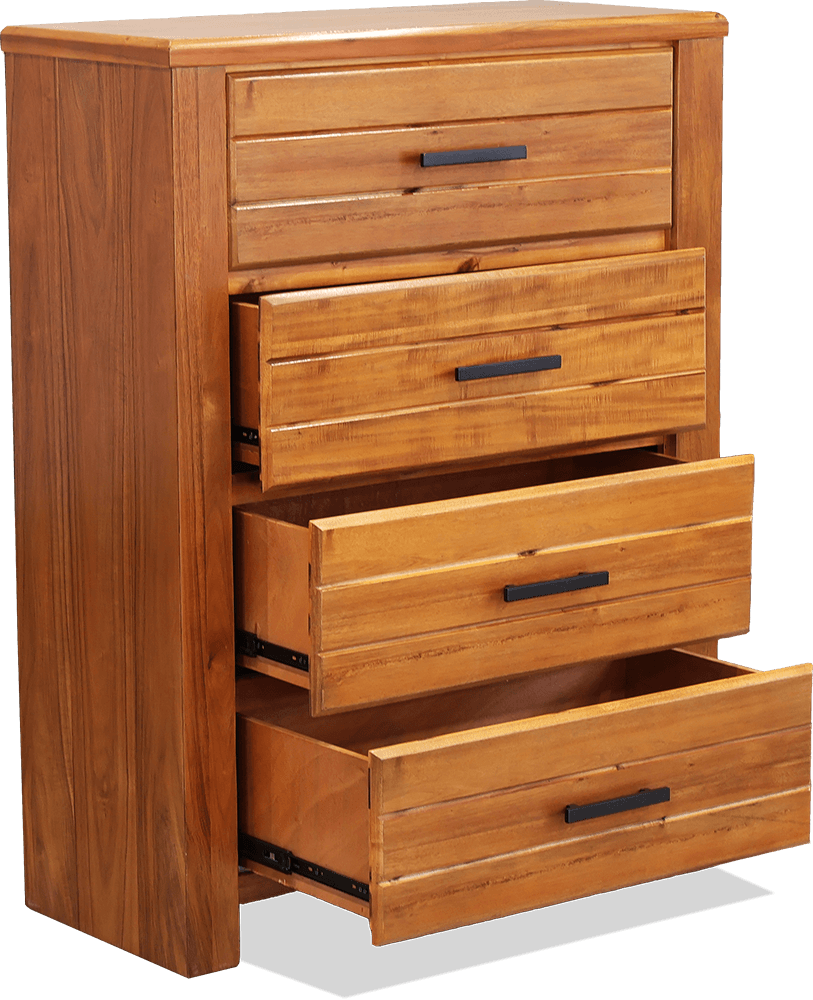 Cove Acacia 4 Drawer Chest