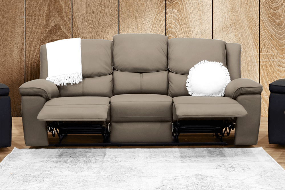 Oslo New Rhino 3 Seater Lounge With 2 In Built Recliner