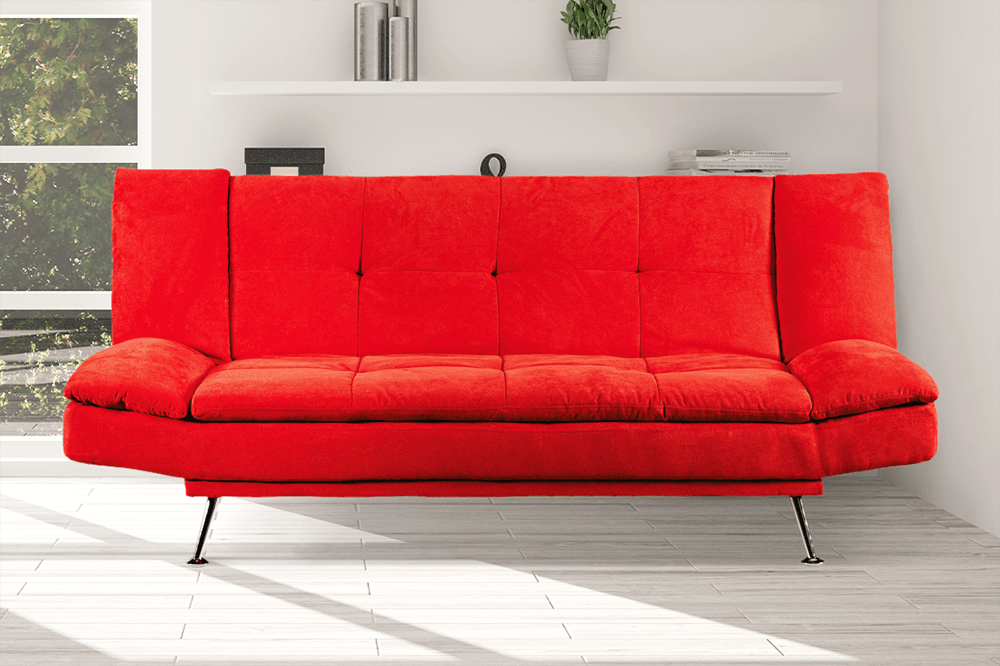 Havana Woven Plush 2 Seater Sofa Bed