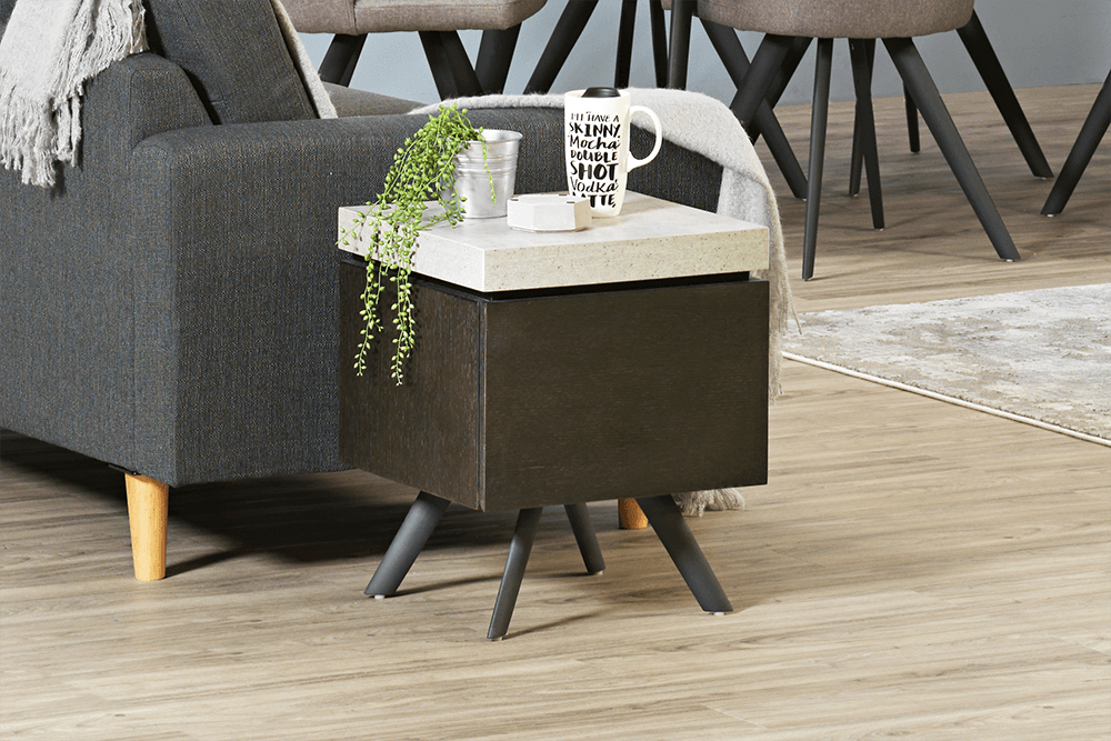 Manhattan MDF/Metal Square Lamp Table