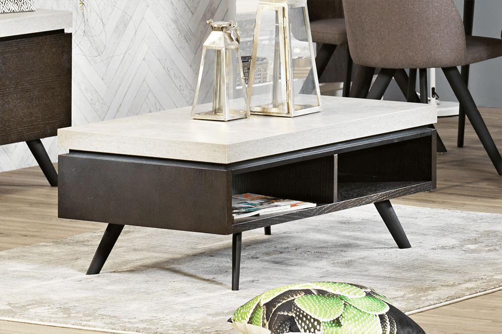 Manhattan MDF/Metal Rectangle Coffee Table