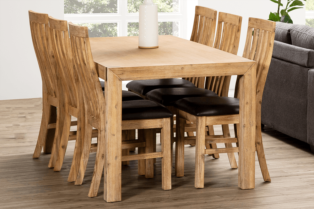 Coral Bay Acacia 7 Piece Dining Suite