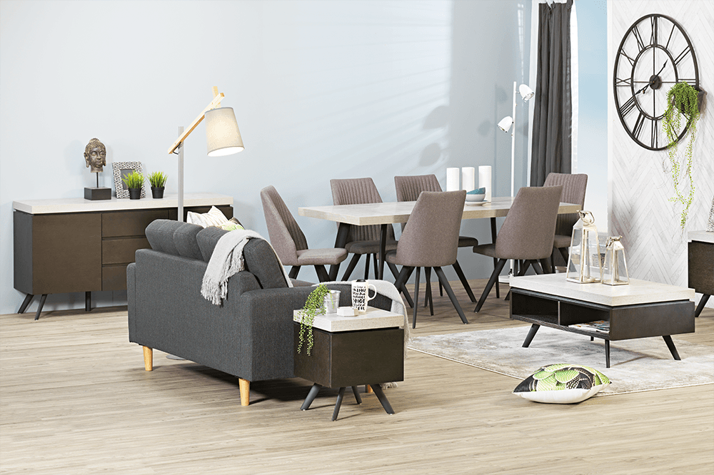 Manhattan 7 Piece Rectangle Dining Suite