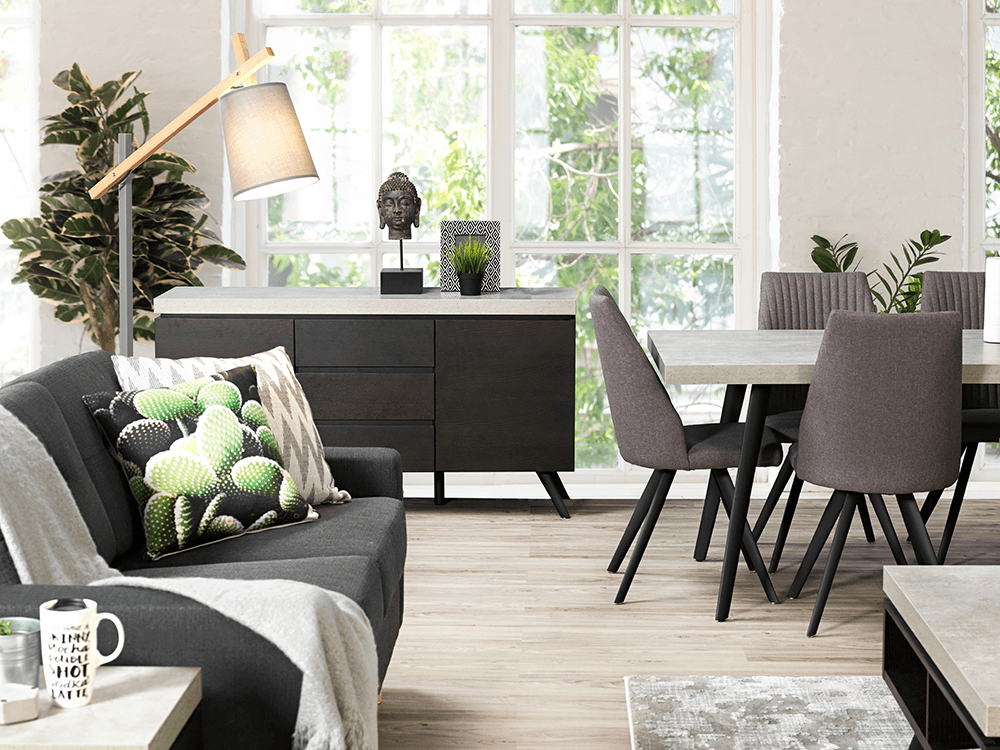 Manhattan 7 Piece Rectangle Dining Suite