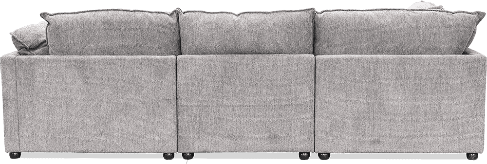 Cruz Night 4 Seater Lounge With Right Hand Chaise With Ottoman
